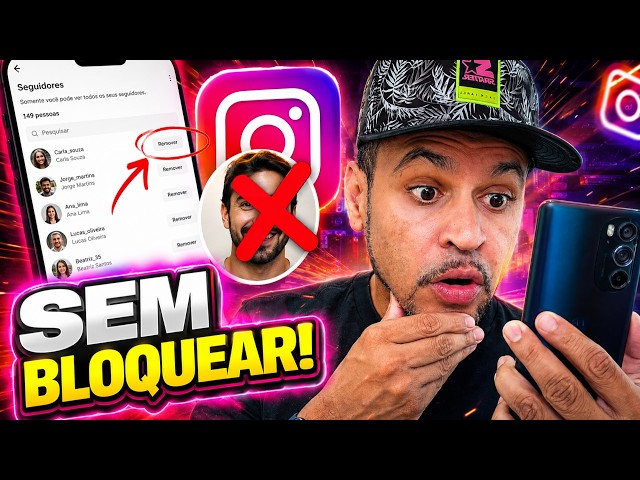 COMO REMOVER SEGUIDORES NO INSTAGRAM SEM BLOQUEAR E SEM ELES SABEREM! (Passo a Passo)