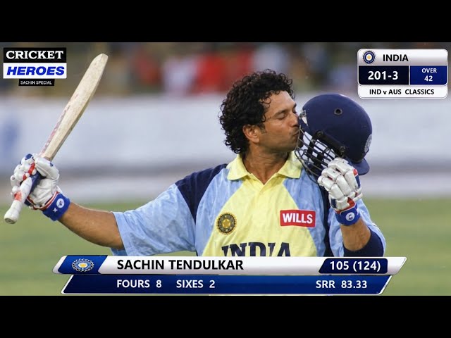 4K | 21-Year-Old Sachin vs Mighty Australia 🇮🇳🔥 | India Overpowering Australia 💥