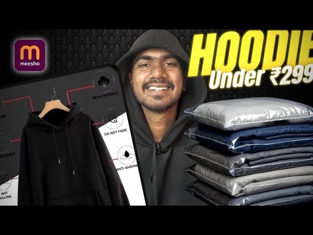 Best Hoodies for Men Under 500 🔥 Meesho Winter Haul 2025