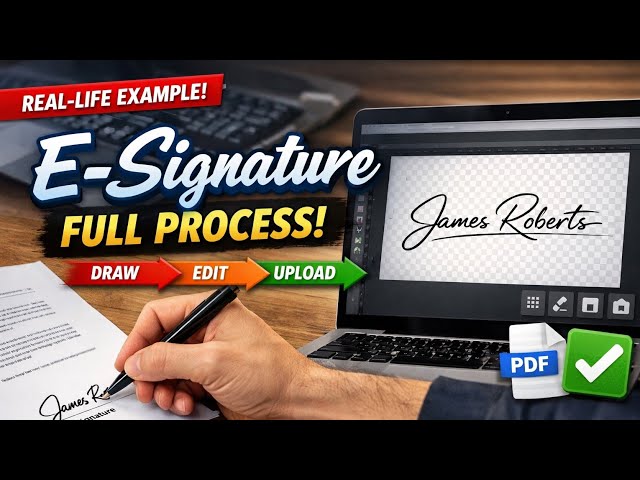 E-Signature Kya Hai? Kyu Zaruri Hai? Kaise Banaye | Full Process 2026 | what is e signature#security