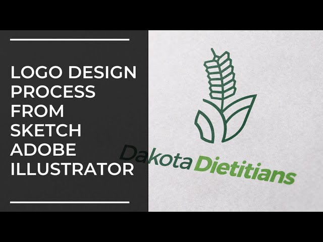 Logo Design Process From Sketch - Adobe Illustrator