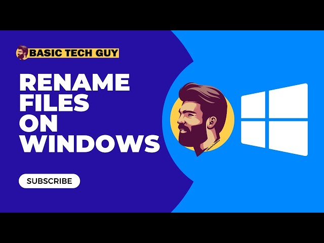 How to Rename files on Windows 11