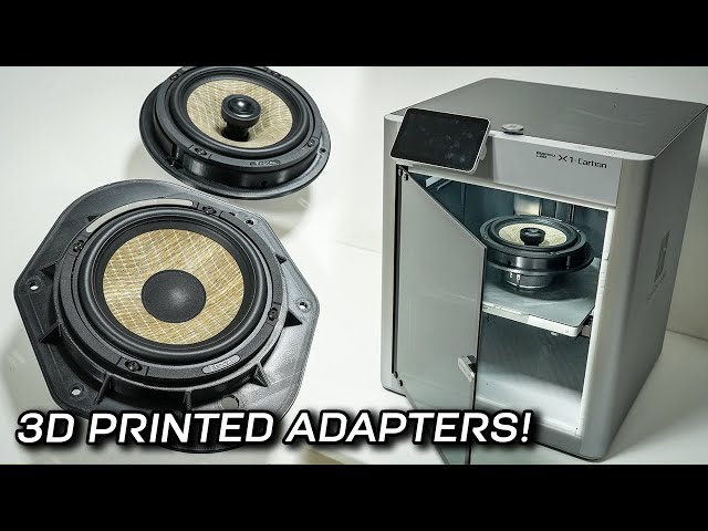 Always a Perfect Fit! 3D Printed Speaker Adapters - How to DIY