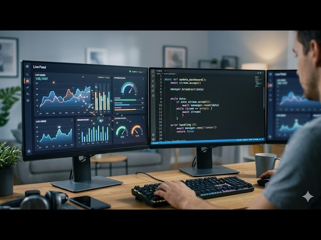 Build a real-time dashboard with Websockets and FastAPI
