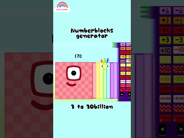 NumberblocksGenerater|1 to 10billion