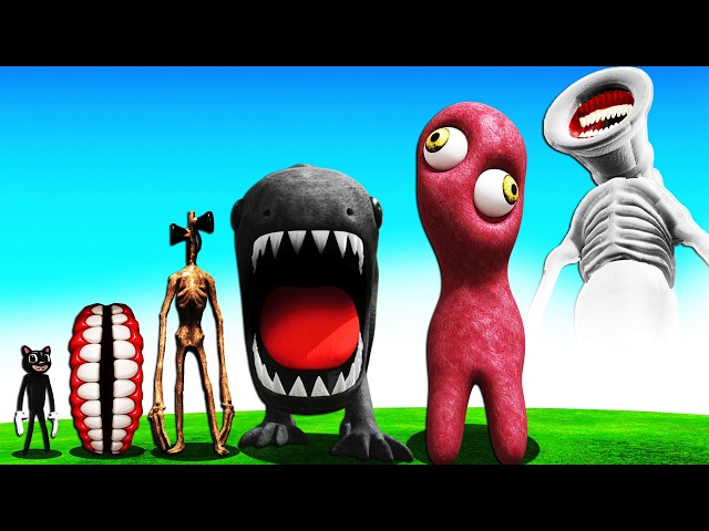 SMALLEST vs BIGGEST Trevor Henderson Monsters