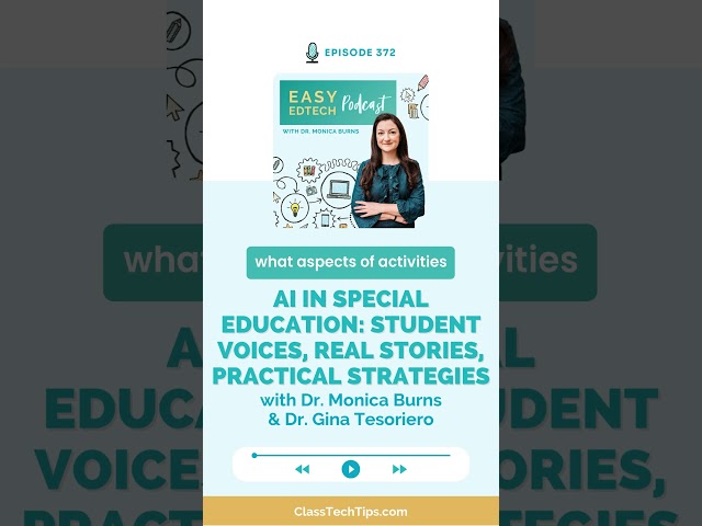 AI in Special Education: Practical Strategies from Real Classrooms