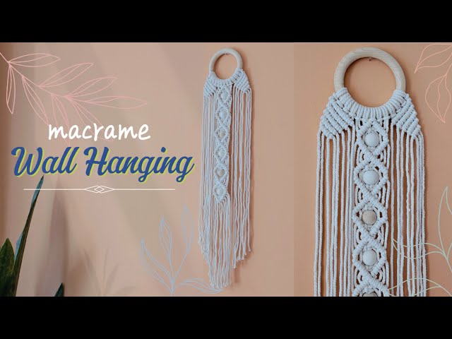 DIY Narrow Macrame Wall Hanging | Easy Tutorial for Beginners ✨