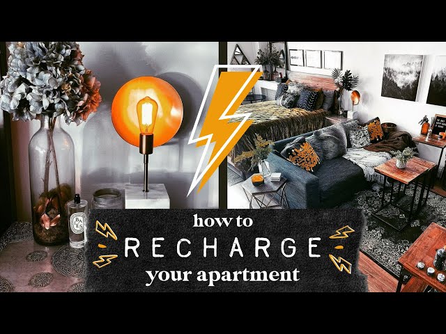 How to ⚡️RECHARGE⚡️ Your Small Apartment Decor & Lifestyle