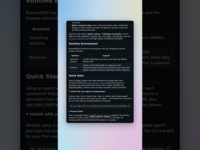 BrowserSkill: Let Your AI Agent Use Your Real Browser