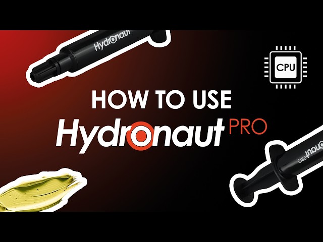 How to apply Thermal Grizzly Hydronaut and Hydronaut Pro thermal paste?