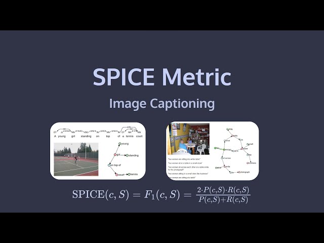 SPICE Metric || Image Captioning || Deep Learning