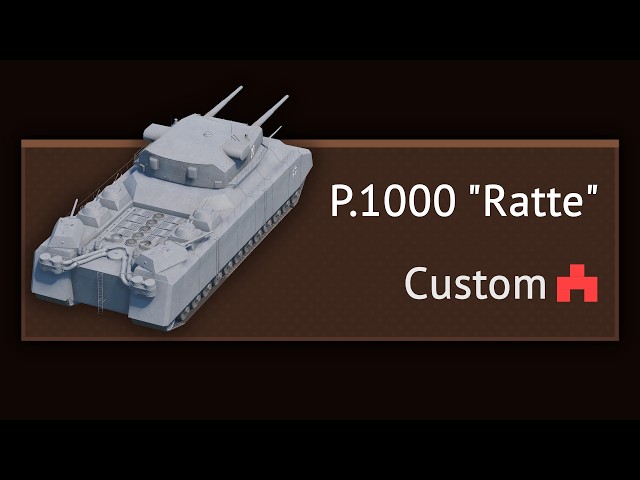 P.1000 Ratte in War Thunder?