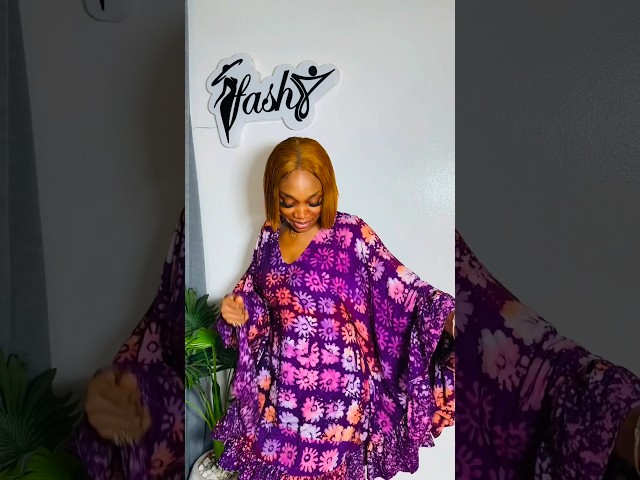 New Tutorial on this Pretty Bubu Dress  Drops Tomorrow 💜💜 #ifashy #sewingtutorial #sewingblogger
