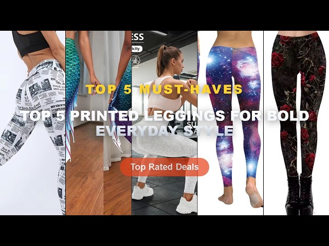 Best Top 5 Printed Leggings For Bold Everyday Style on AliExpress | Review - Women's Halloween Skele
