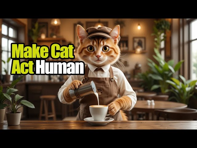 How to Create Adorable Cat Videos 🐱💻 | Make Your Cat Act Like a Human!