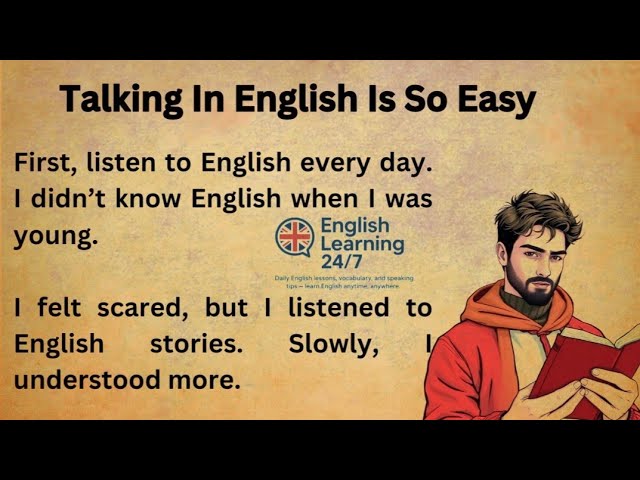 Talk in English Using Easy words || Graded Reader || Improve Your english