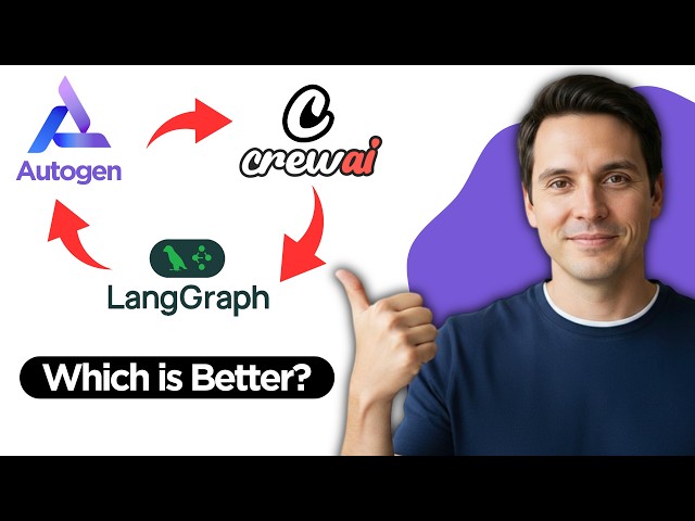 AutoGen vs CrewAI vs LangGraph | Which is Best AI Agent Framework (2026 Full Guide)