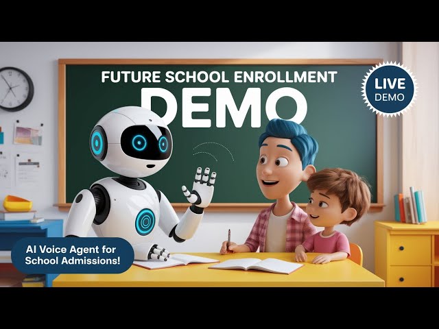 Live Demo: AI Voice Assistant for School Admissions + Google Sheets & n8n Integration!