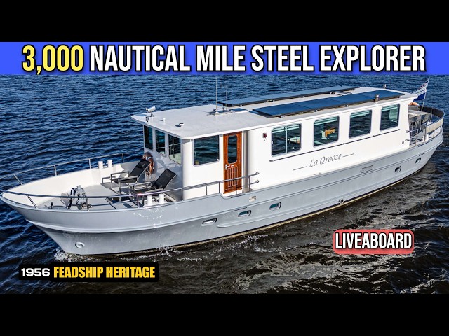 THIS Is The ONLY €395,000 STEEL Liveaboard Tiny Home Of Its Kind