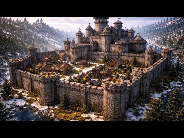 Building an Epic Medieval Castle in Minecraft Creative Mode | Mega Build