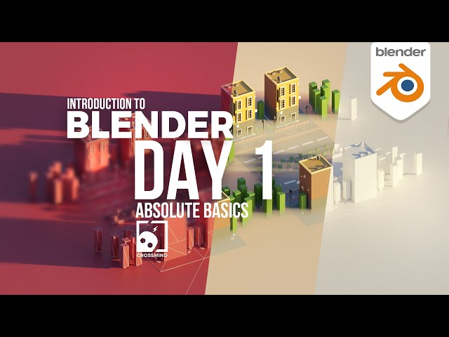 Blender Day 1 - Absolute Basics - Introduction Series for Beginners ( 2026 Compatible)