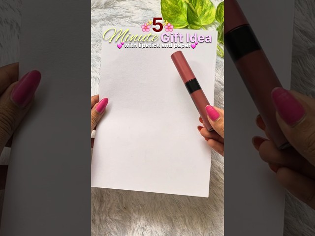 Diy cute gift idea in 5 minutes😍 #shorts