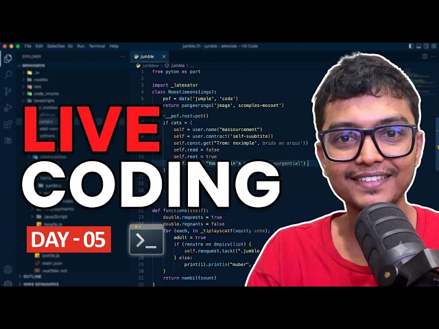 Day 05 of Learning Full Stack Devlopment & System Design (Live Coding)
