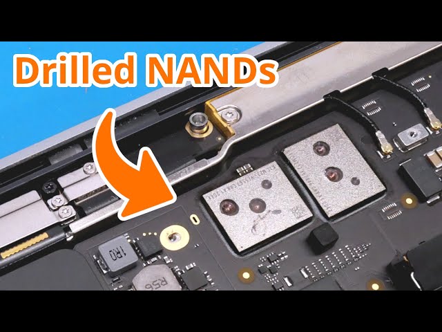 Repairing a DRILLED M1 MacBook Air