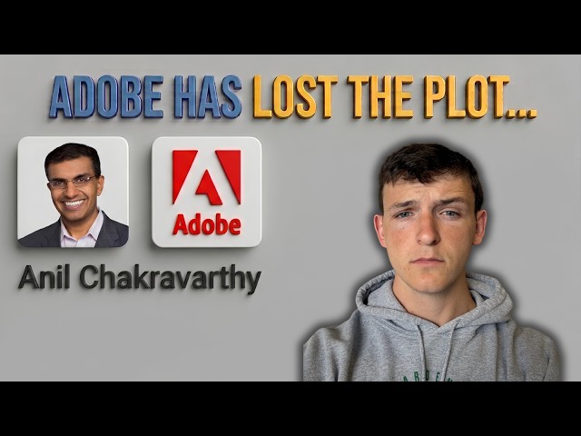 Adobe's New CEO Decision is Disastrous...