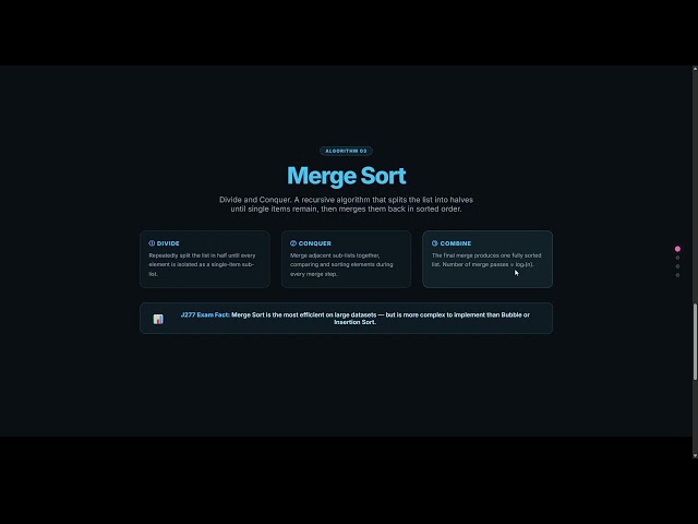 Sorting Algorithms: Bubble, Insertion & Merge Sort | OCR GCSE Computer Science (J277)
