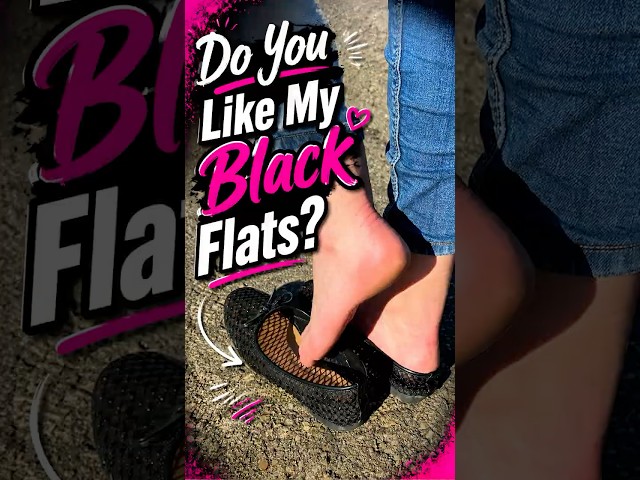 Black Flats Close Up – Do You Like Them?