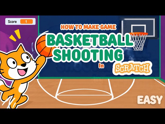 How to Make Basketball Game in Scratch with Just TWO Sprites