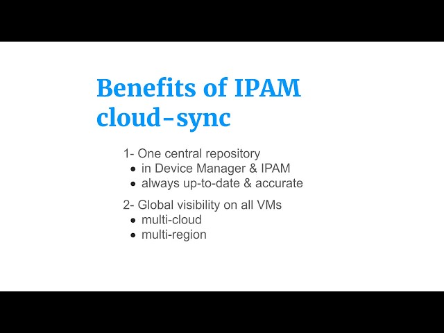 Gain Central Visibility Across All Your AWS Cloud VMs With IPAM Repository