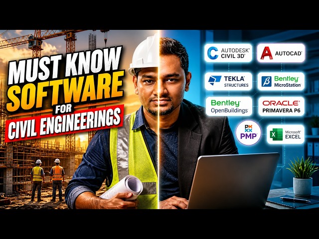 Civil Engineers Must to know | Construction Management | Road Design | Water Management