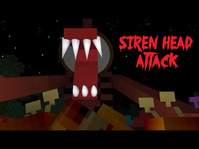 SIREN HEAD ATTACK - Horror Minecraft Animation