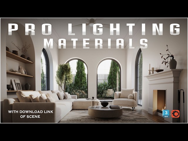 Realistic Interior Lighting and Materials in Corona Renderer | Full Tutorial 🔥