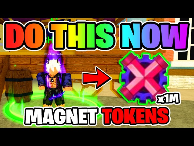 How To GET MAGNET TOKENS FAST in Blox Fruits! (MAGNET EVENT) ROBLOX