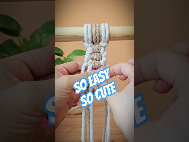 TRENDY Macrame Knot #diy #handmade #macrametutorial #macrame #easydiy #homedecor #boho
