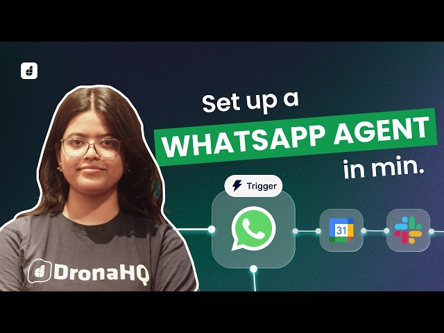 How to Set Up a WhatsApp AI Agent in Minutes #AgenticAI #conversationalai