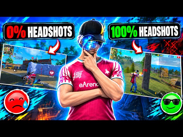 Try This Secret Tips for Headshots 💯✅ Headshot Tricks For Android 🔥🤯