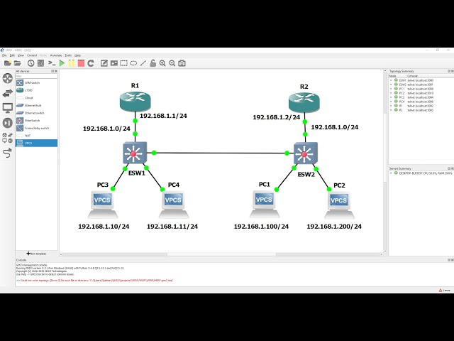GNS3 Tutorial - Full Setup Guide for Beginners - A to Z