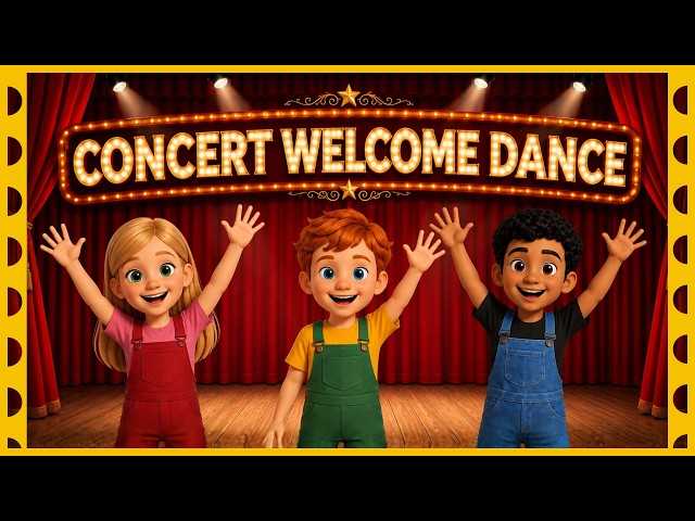 School Program/Concert Welcome Dance for Kids 🥳 | Enjoy The Show 💌