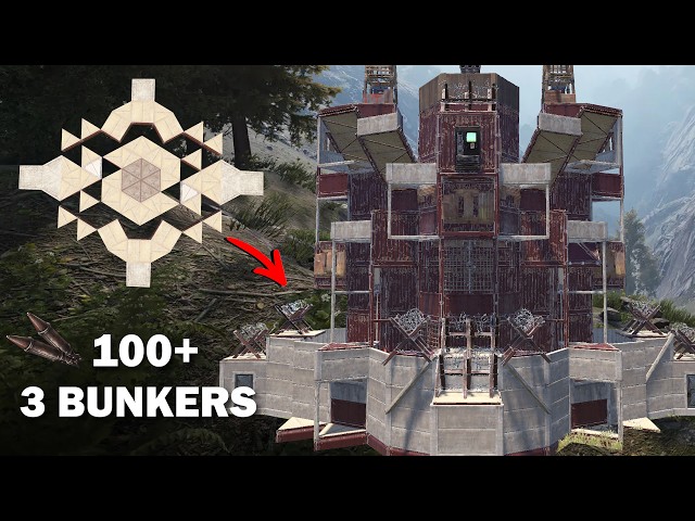 DUO/QUAD CIRCLE BASE with 3 BUNKERS | BEST Off/Online | 3 WALLS TO TC | SHIELD | RUST BASE DESIGNS
