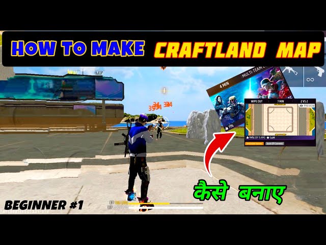 HOW TO MAKE CRAFTLAND MAP IN FREE FIRE |#LB2GAMER
