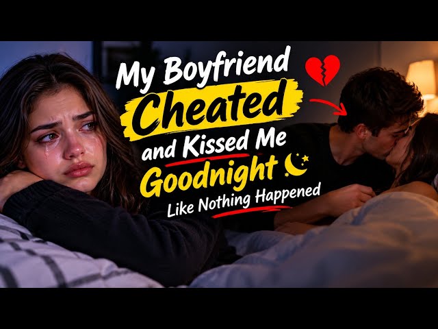 My boyfriend cheated and kissed me goodnight like nothing happened [full story]