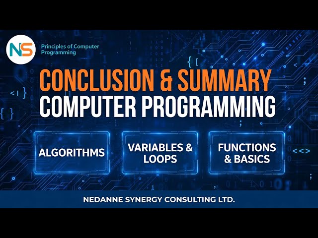 Conclusion and Summary - Computer Programming | Full Course Recap | OTHM Level 4 | NedanNe Synergy