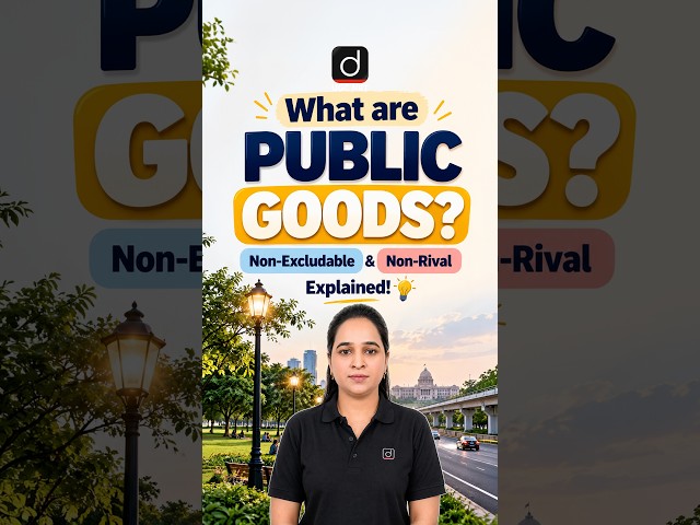 What are Public Goods? | Non-Excludable & Non-Rival Explained! #UGCNET #UGCNETEconomics #PublicGoods
