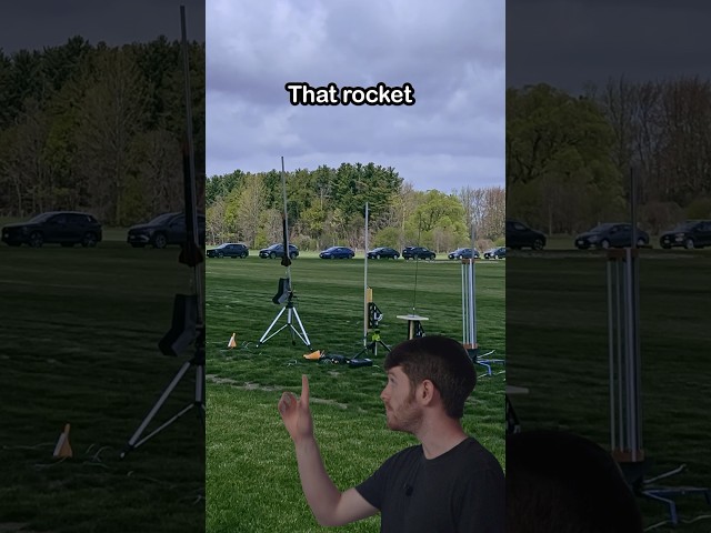 That rocket was fast, the electronics weren't…