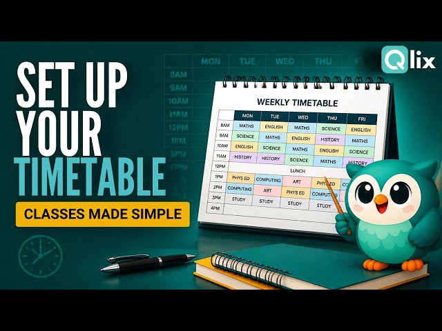 Set Up Your Classes Once & Let Qlix Do the Rest
